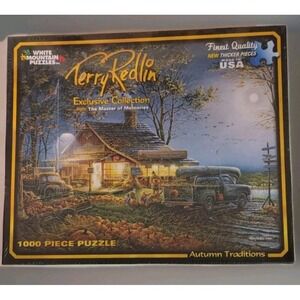 NEW Autumn Traditions 1000-piece Jigsaw puzzle Terry Redlin #609 Exclusive